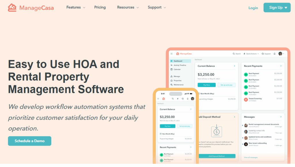managecasa - real estate software